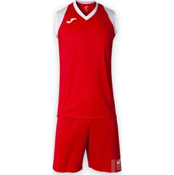 Basketbalový komplet JOMA FINAL II, barva červená - bílá, velikost 4XL