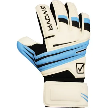 Fotbal Brankářské rukavice GIVOVA DIAMANTE, barva 1024 černá - tyrkysová, velikost 10