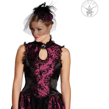 Karnevalový doplněk Rubies USA Dámský klobouček - Saloon Girl D