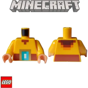 Stavebnice LEGO LEGO® Dílky na figurky LEGO Tělo potištěné MINECRAFT, Guardian Warrior / Světle Oranžové / Torso - 21242 973pb5105c01