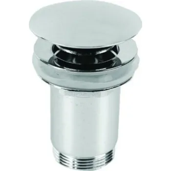 Sifon Výpusť click-clack umyvadlová 6,6 cm s přepadem velká chrom OLBAEUVCR02