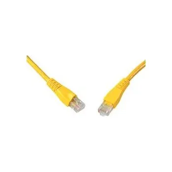 Síťový kabel Solarix Patch kabel CAT5E UTP PVC 3m žlutý snag-proof C5E-114YE-3MB