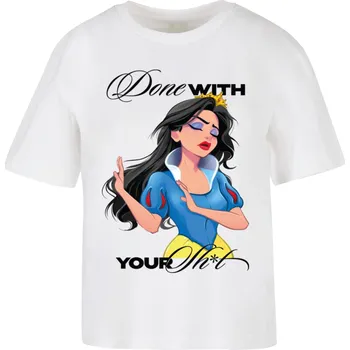 Dámské tričko Dámské tričko Done With Your Sh*it bílé Mister Tee šedá 2930960