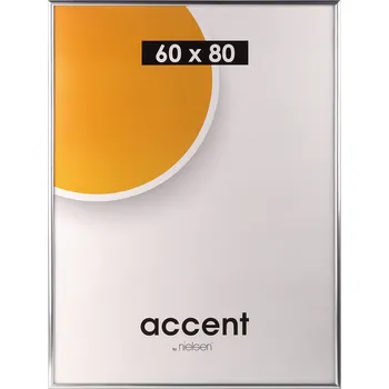 Fotoalbum Fotorámeček, 60 × 80 cm, plastový, stříbrný 3162016