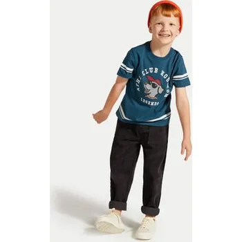 Pánské tričko Coccodrillo T-Shirt ZC4143202ABK Modrá Regular Fit 98