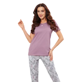 Dámské noční prádlo Dámské krátké pyžamo Italian Fashion Ibena Fialové XL Fialová