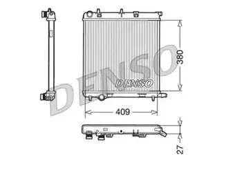 Chladič motoru DENSO DRM21026