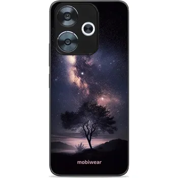 Pouzdro na mobilní telefon Lesklý kryt Mobiwear Glossy - Xiaomi Redmi 13 - G005G Strom s galaxií (Prémiové lesklé pouzdro, obal, kryt Mobiwear Glossy na mobil Xiaomi Redmi 13 - G005G Strom s galaxií, materiál Plast + TPU silikon - krytí po všech stranách, neošoupatelný potisk, tenk