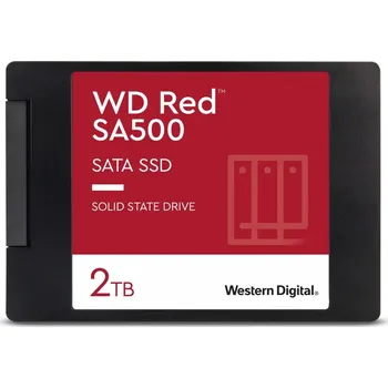Pevný disk WD RED SSD 3D NAND WDS200T2R0A 2TB SATA/600 Powered by SanDisk, (R:560, W:530MB/s), 2.5"