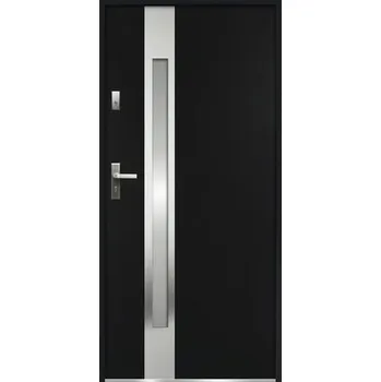 Vchodové dveře Kovové vchodové dveře S68 Ariadna 90L tmavý antracit otevírání dovnitř