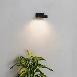FARO BARCELONA Balic LED venkovní nástěnné svítidlo, černá barva, hliník, šířka 15 cm 1 x 8 W LED - Doprava zdarma