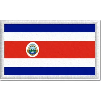Vlajka Pelisport Kostarická vlajka tištěná nášivka 6 x 3,5 cm