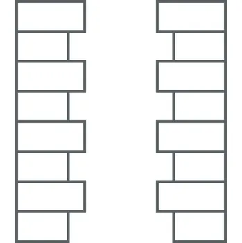 Obklad Cemix DECOR ŠABLONA CIHELNÉHO NÁROŽÍ 2402 Nároží levé