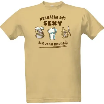Tričko s potiskem Sexy kuchař pánské