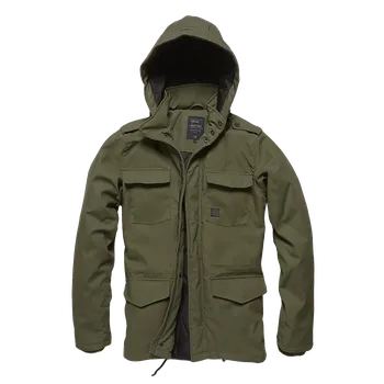 Pánský kabát Vintage Industries Parka DARREN dark olive XXL