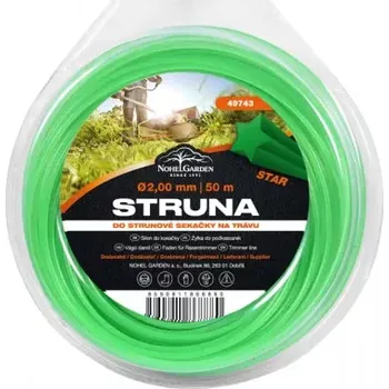Struna do sekačky Struna do sekačky hvězda 2mmx50m 49743