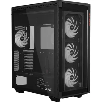 PC skříň ADATA XPG case BATTLECRUISER II Mid-Tower, bez zdroje, 4x 120mm ARGB Fan, Černá