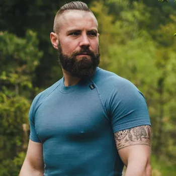 Pánské tričko TERMOVEL Pánské tričko MODAL KRR BARVA: modrá, VELIKOST: S