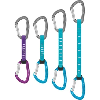 expreska Petzl PACK OF 6 DJINN AXESS komplet 12 cm tyrkysové - sada 6 ks