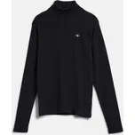 TRIČKO GANT SHIELD LS TURTLENECK BLACK