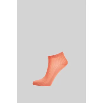 Dámské ponožky PONOŽKY GANT LYOCELL RIB ANKLE SOCKS PEACHY PINK