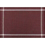 Hermia Kuchyňská utěrka 336EPJ1139 45 x 65 cm bordó/bílá 10 ks 