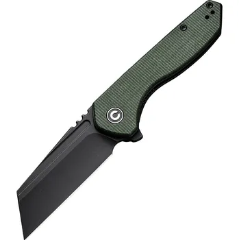 kapesní nůž Civivi ExOne Flipper Blackwash NitroV Green Micarta