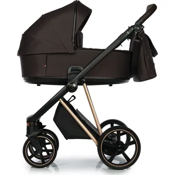 Kočárek ROAN Ivi Kombinovaný kočárek 2v1 Choco