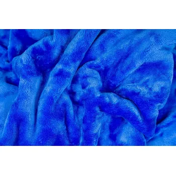 Povlečení SVITAP Prostěradlo mikroflanel SLEEP WELL tmavě modrá 140 x 200 cm