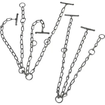 Chov hospodářského zvířete Vazák řetězový pro krávy - 0,6 x 65 x 110 cm / dvojitý