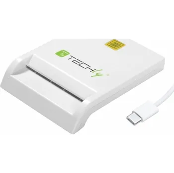 Čtečka paměťových karet Techly Reader Smart Card Čtečka USB-C kontaktních karet