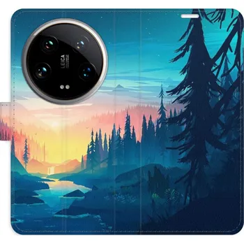 Pouzdro na mobilní telefon Flipové pouzdro iSaprio - Magical Landscape - Xiaomi 14 Ultra
