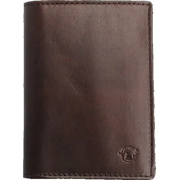 Obal na doklad Tmavě hnědá pánská kožená dokladovka DIVOKY BYK