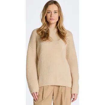 Dámský svetr SVETR GANT HAIRY TEXTURE C-NECK SOFT OAT