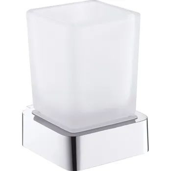 Držák na kartáček Držák kartáčků Bemeta Solo chrom/sklo