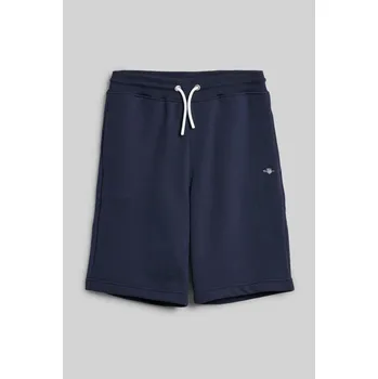 Chlapecké kraťasy TEPLÁKOVÉ ŠORTKY GANT SHIELD SWEAT SHORTS EVENING BLUE