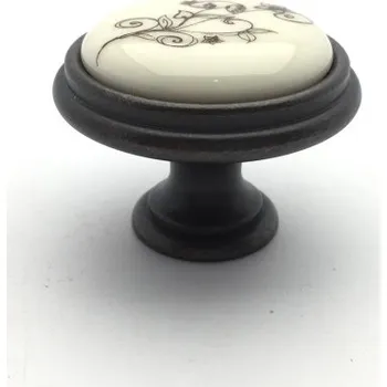 Tulip MARGARITA I bronz/ porcelán béžový/ květ 35 mm