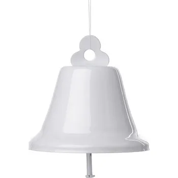 Vánoční dekorace Kovový zvoneček Ø65 mm - 1 bílá