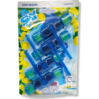 WC čistič GF SKY blue aktiv Wc závěs barvící citron 4X55G