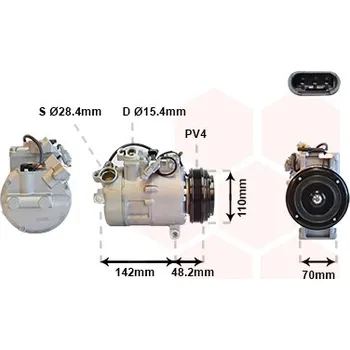 Kompresor klimatizace Kompresor, klimatizace VAN WEZEL 0600K385