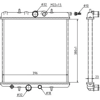 Chladič motoru Chladič, chlazení motoru HART 620 272