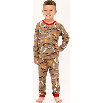 Pánské pyžamo Taro Theo 3306 l/r 86-116 Z24/25 pyžamo kakao 86