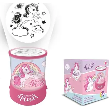 Dětské svítidlo Euroswan Dětský projektor JEDNOROŽEC - UNICORN růžový