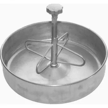 krmítko pro hospodářská zvířata Miska krmná Mono, nerez, pro selata - 4 L