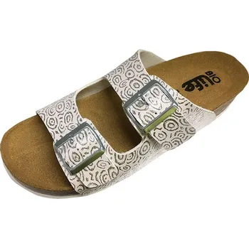 Dámská zdravotní obuv Dámské pantofle BIOLife Greta 1658/648, stříbrné 36