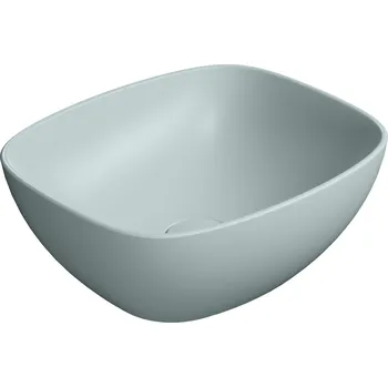 Umyvadlo GSI NUBES keramické umyvadlo na desku 40x35cm, ghiaccio mat, 978515