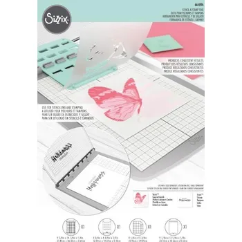 Výtvarná sada SIZZIX Pomůcka pro přesné razítkování a šablonování