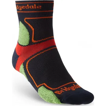 Pánské termo ponožky Bridgedale Trail Run UL T2 CS 3/4 Crew Velikost: L, Barva: navy/445
