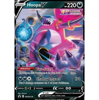 Karetní hra Pokémon SWSH176 Hoopa V - Black Star Promos