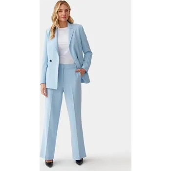 Dámské kalhoty Tatuum Kalhoty z materiálu Zariana 2 T2403.146 Světle modrá Regular Fit 34